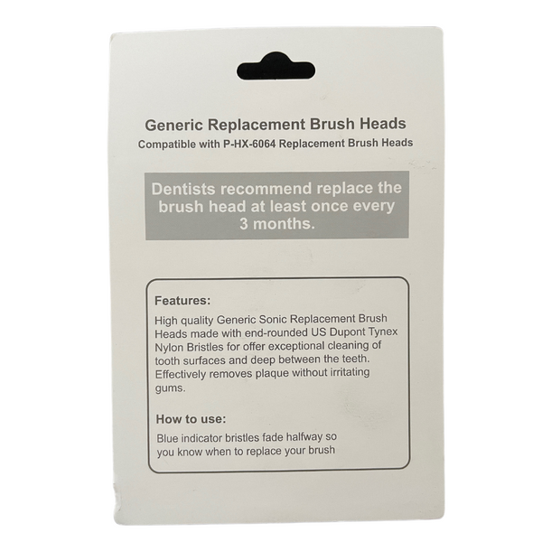 Philips Sonicare DiamondClean Replacement Toothbrush Heads - HX6064/65
